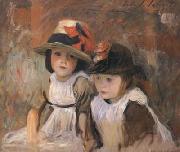 John Singer Sargent Village Children (mk18) oil on canvas